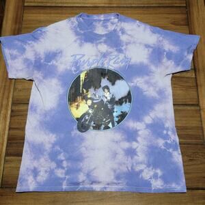 Prince Purple Tie-Dye Unisex Tee "Purple Rain" - Size Medium